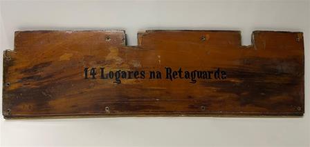 Placa de "14 logares na r[...]